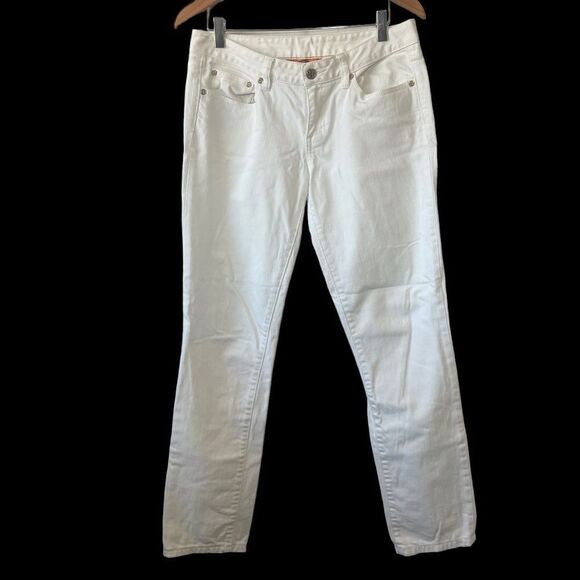 Tori Burch Mid Rise Super Skinny. White Jeans Sz 29 - Picture 2 of 7